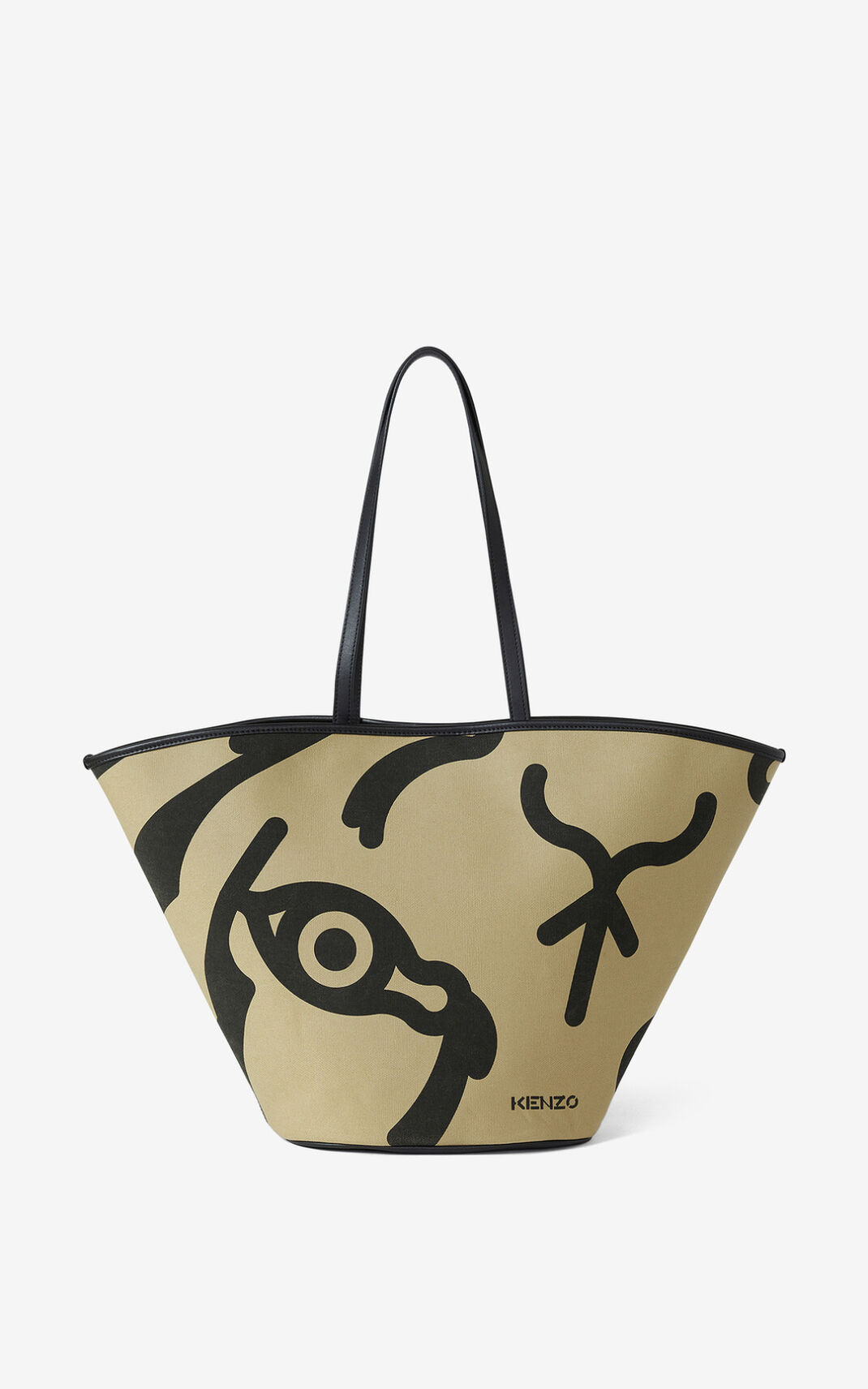 Sac À Main Kenzo Large Arc Femme Beige | HXQT-34096